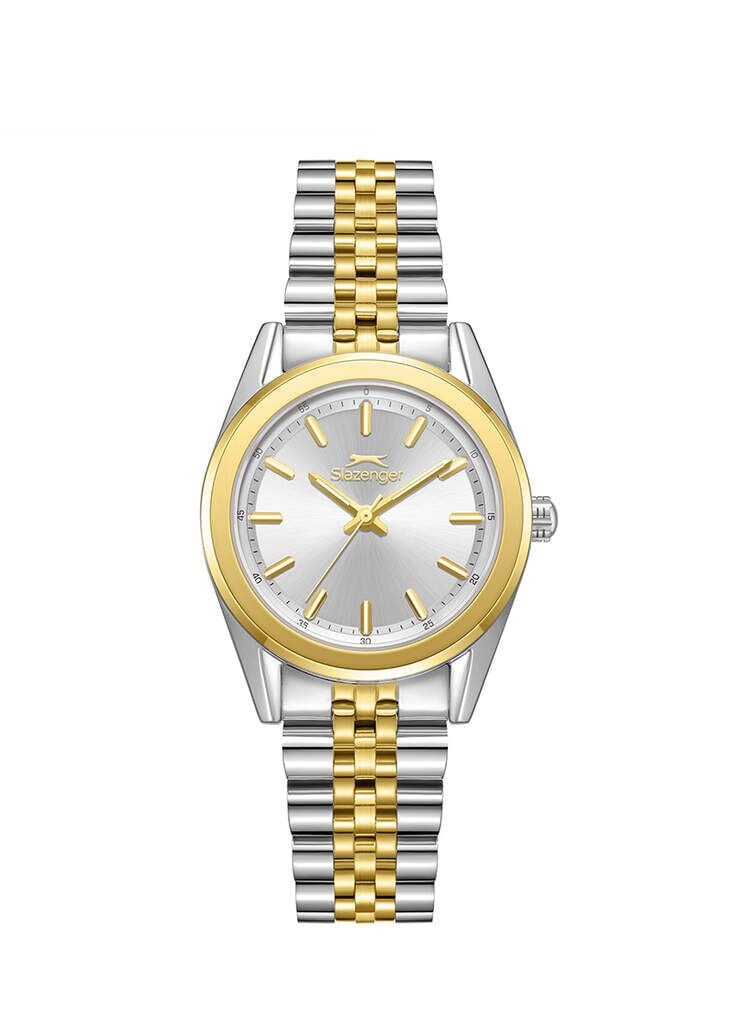 Slazenger SL.09.2463.3.02 Quartz Çelik Altın/Gri 34 mm Kadın Kol Saati