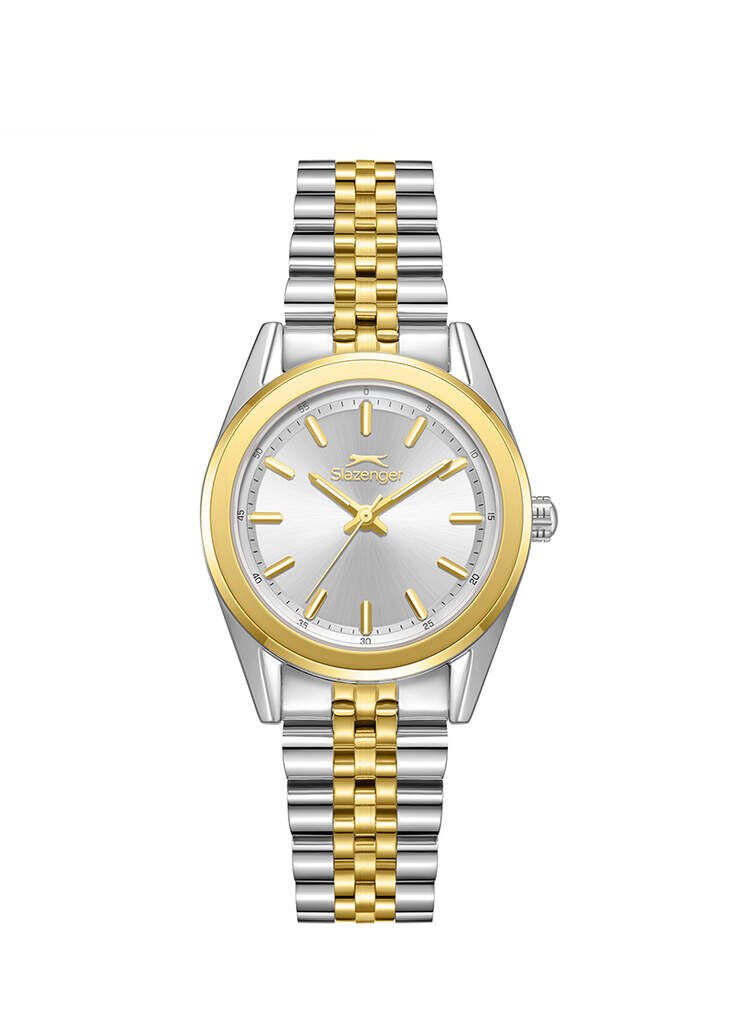 Slazenger SL.09.2463.3.02 Quartz Çelik Altın/Gri 34 mm Kadın Kol Saati