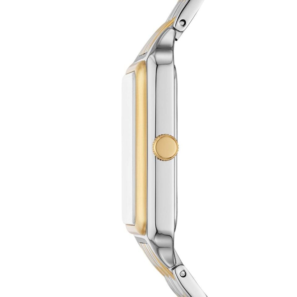 Fossil FES5305 Quartz Çelik Altın/Gri 26 mm Sedef Kadran Kadın Kol Saati