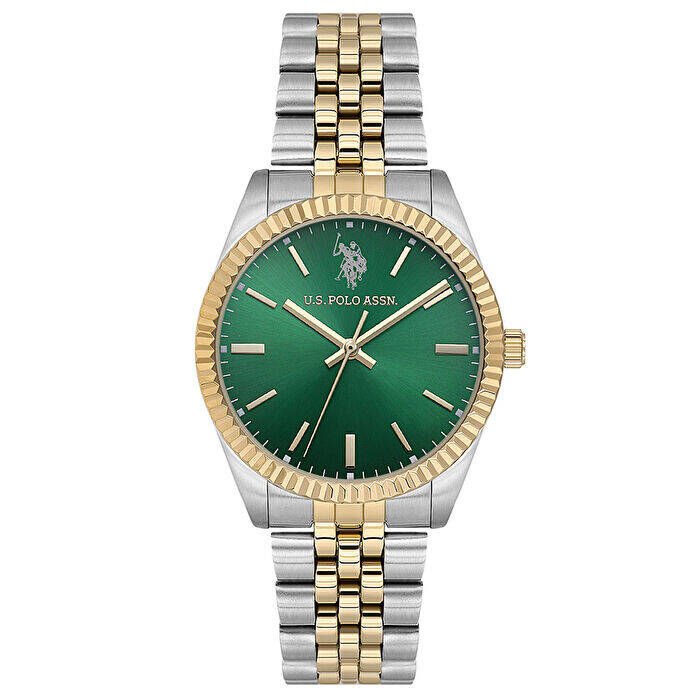 U.s. Polo Assn. USPA2103-01 Quartz Çelik Altın/Metalik Gri 34 mm Kadın Kol Saati