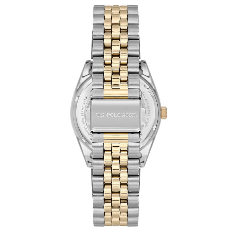 U.s. Polo Assn. USPA2103-01 Quartz Çelik Altın/Metalik Gri 34 mm Kadın Kol Saati