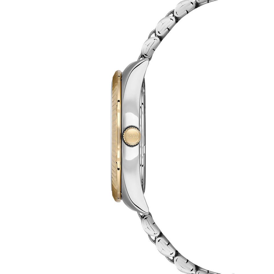 U.s. Polo Assn. USPA2103-02 Quartz Çelik Altın/Metalik Gri 34 mm Kadın Kol Saati