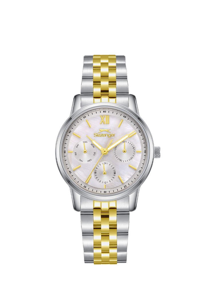 Slazenger SL.09.2471.4.02 Quartz Çelik Altın/Gri 34 mm Kadın Kol Saati
