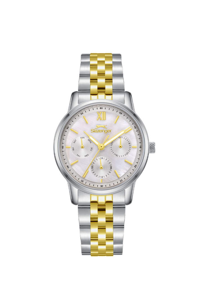 Slazenger SL.09.2471.4.02 Quartz Çelik Altın/Gri 34 mm Kadın Kol Saati