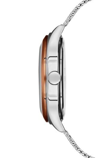 Ferro F11090C-E3 Quartz Hasır Gri Lacivert Kadran 43 mm Erkek Kol Saati