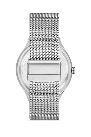Ferro F11090C-E3 Quartz Hasır Gri Lacivert Kadran 43 mm Erkek Kol Saati