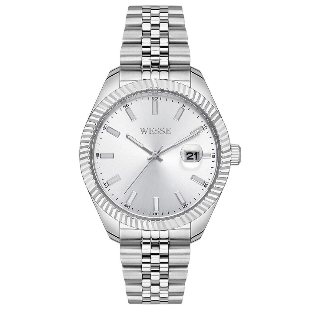 Wesse WWG208202 Quartz Çelik Gri 43 mm Erkek Kol Saati