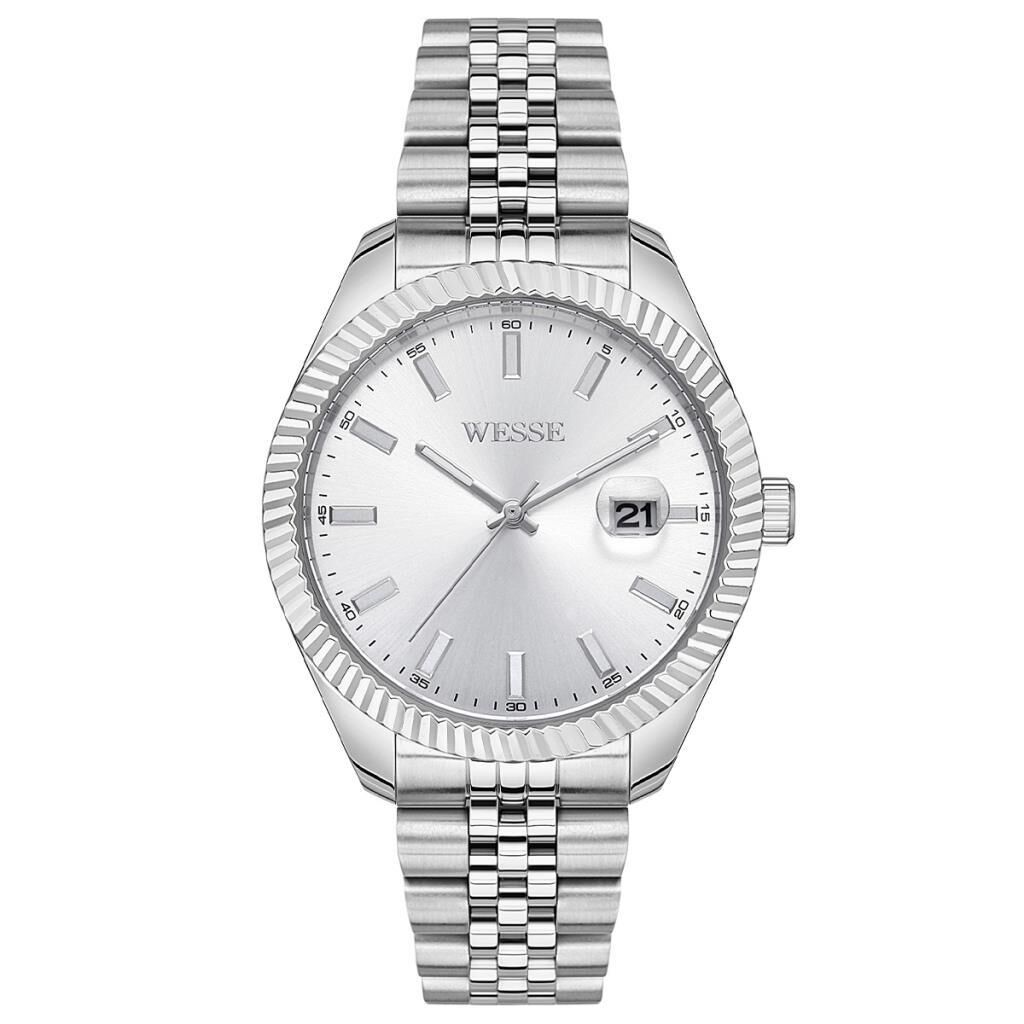 Wesse WWG208202 Quartz Çelik Gri 43 mm Erkek Kol Saati