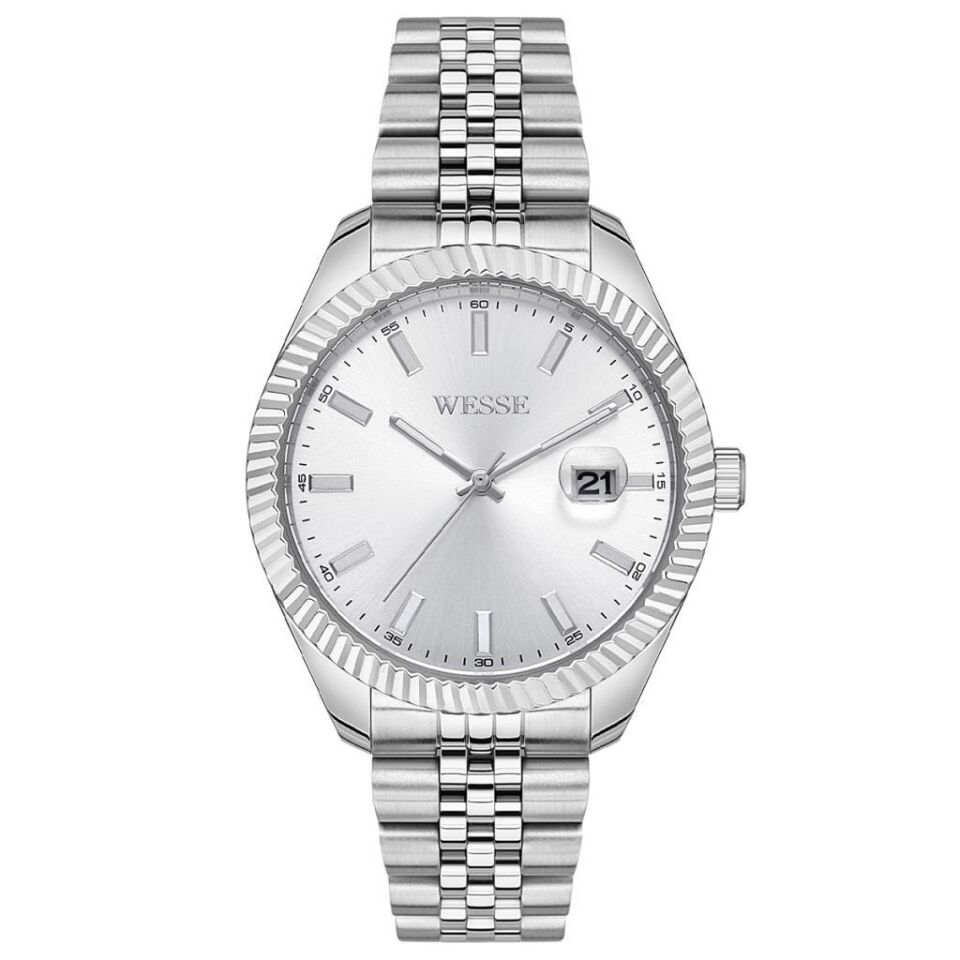 Wesse WWG208202 Quartz Çelik Gri 43 mm Erkek Kol Saati