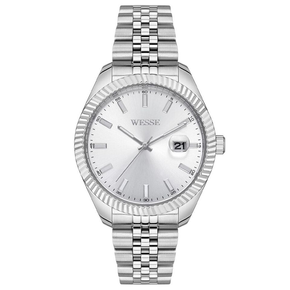 Wesse WWG208202 Quartz Çelik Gri 43 mm Erkek Kol Saati