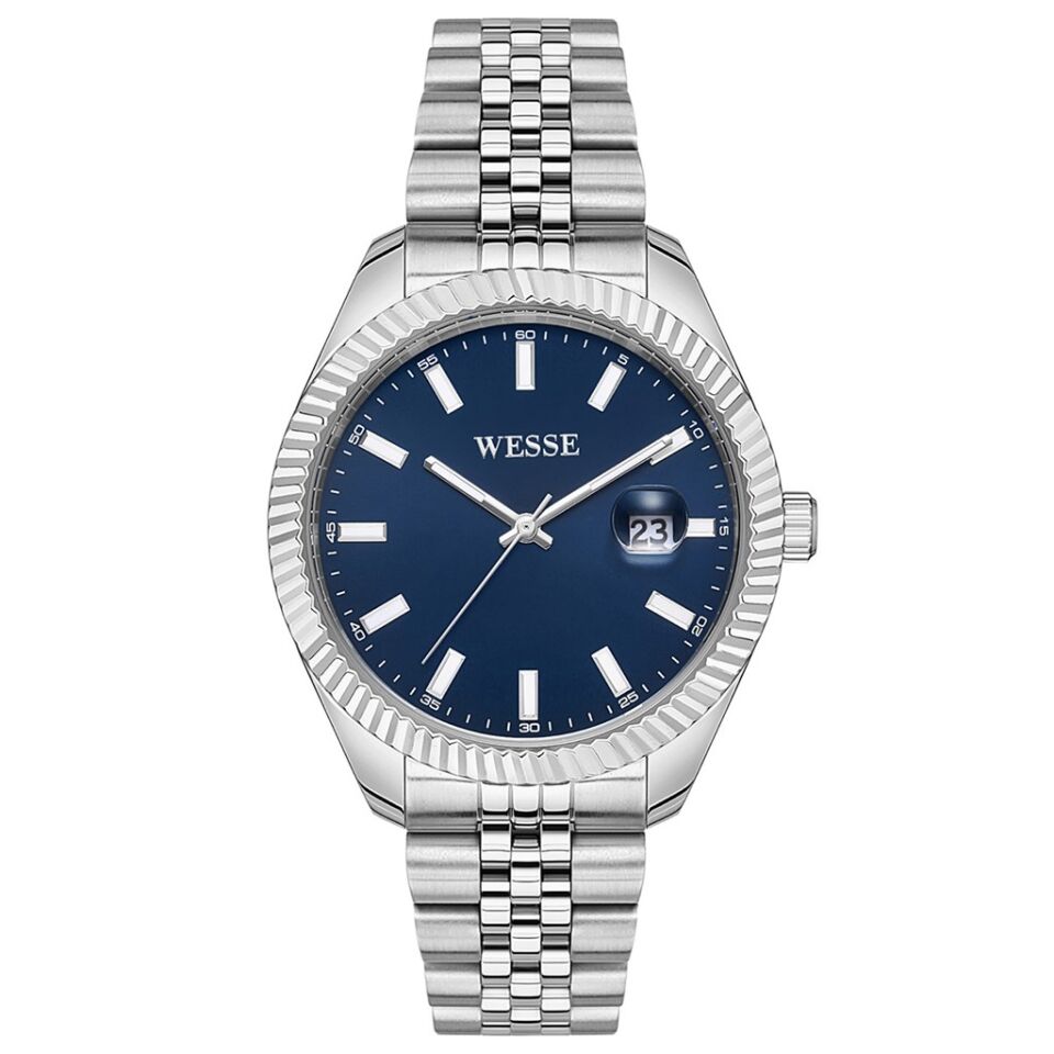 Wesse WWG208203 Quartz Çelik Gri 43 mm Erkek Kol Saati