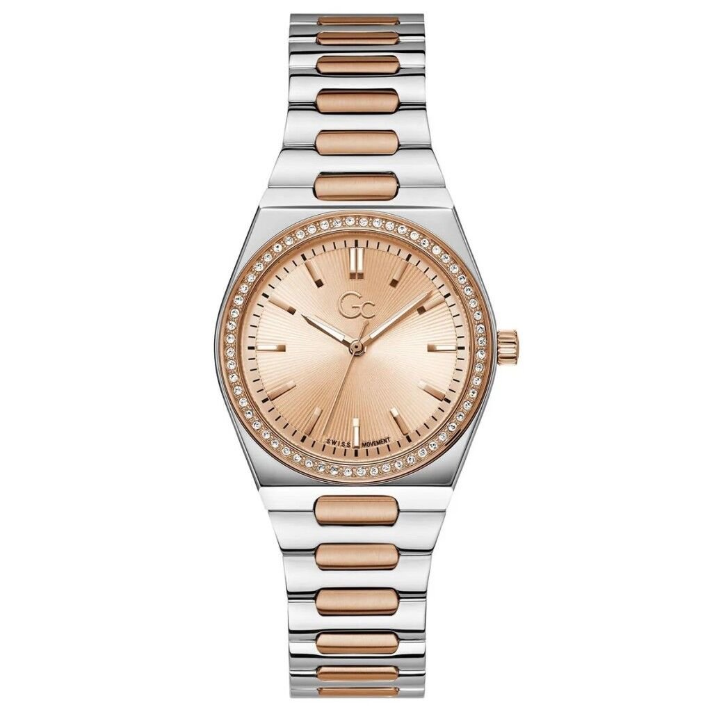 Guess Collection GCZ38003L3MF Quartz Çelik Rose/Gri 10 ATM 34 mm Kadın Kol Saati