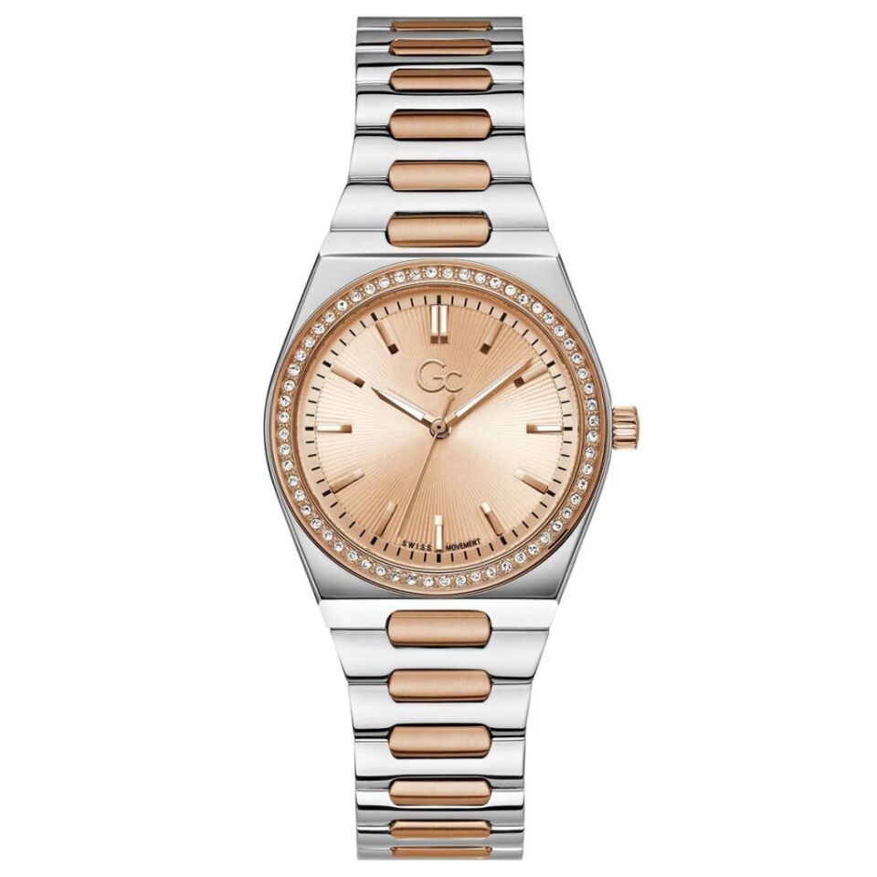 Guess Collection GCZ38003L3MF Quartz Çelik Rose/Gri 10 ATM 34 mm Kadın Kol Saati