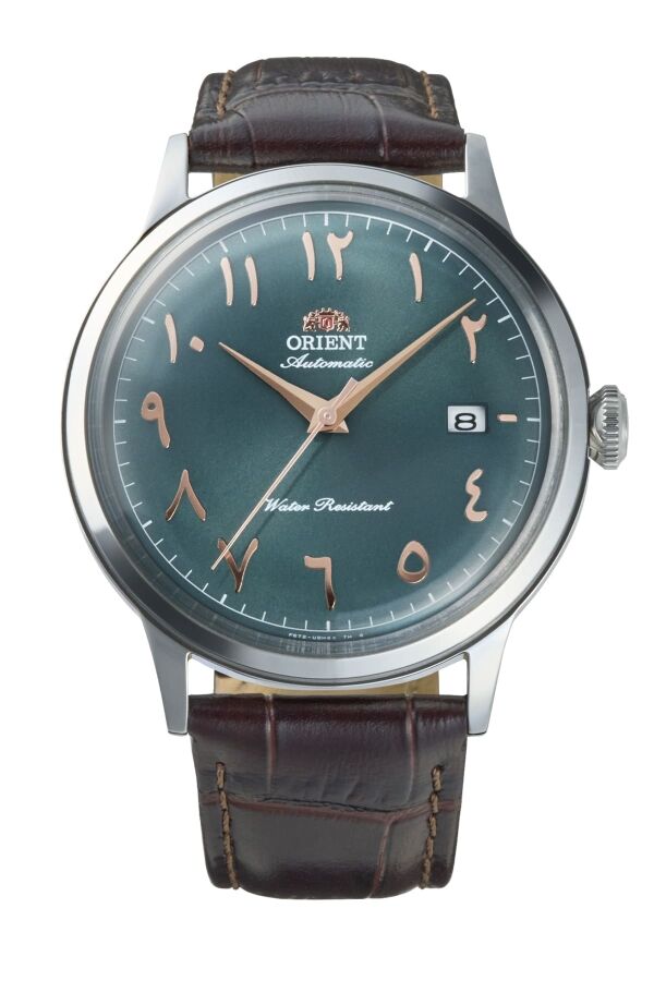 Orient RA-AC0035E30B Otomatik Deri Kahverengi Yeşil Kadran 41 mm Erkek Kol Saati