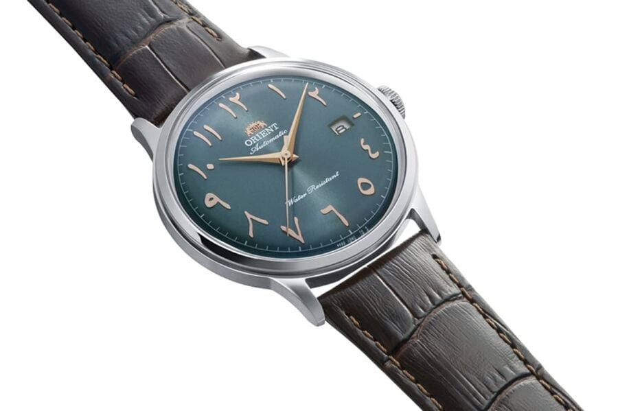 Orient RA-AC0035E30B Otomatik Deri Kahverengi Yeşil Kadran 41 mm Erkek Kol Saati