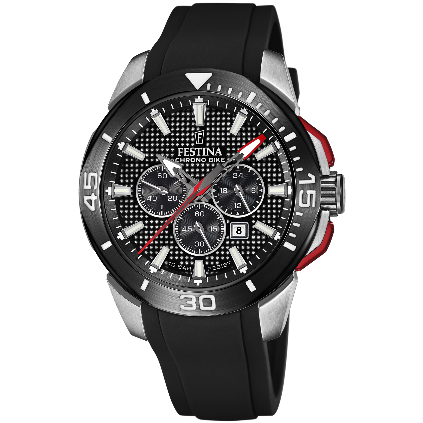 Festina F20642/4 Quartz Silikon Siyah 10 ATM 47 mm Erkek Kol Saati