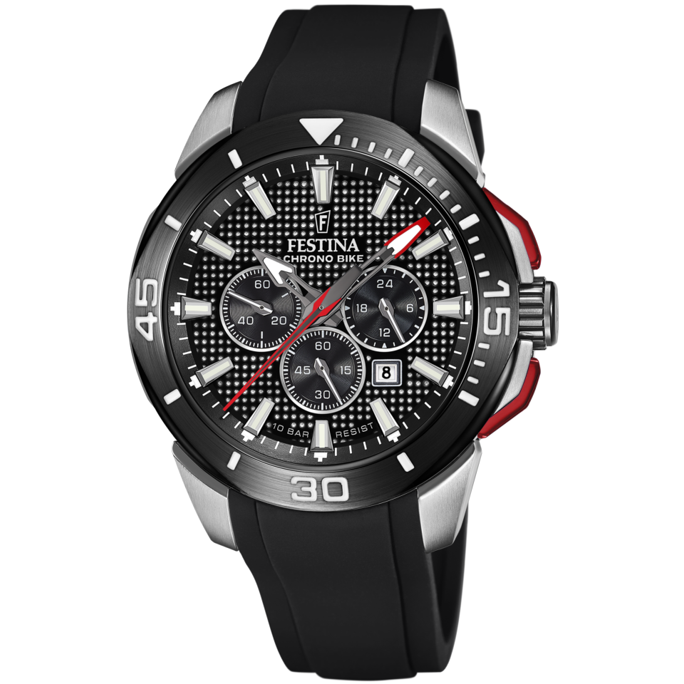 Festina F20642/4 Quartz Silikon Siyah 10 ATM 47 mm Erkek Kol Saati