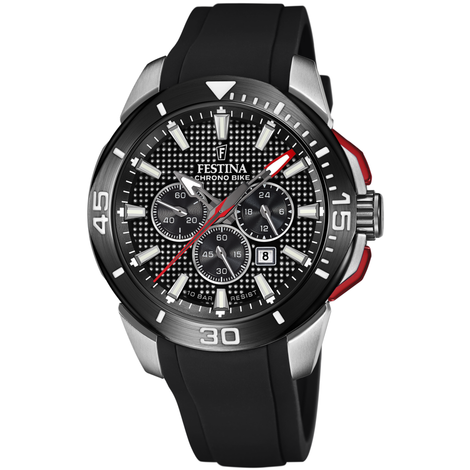 Festina F20642/4 Quartz Silikon Siyah 10 ATM 47 mm Erkek Kol Saati