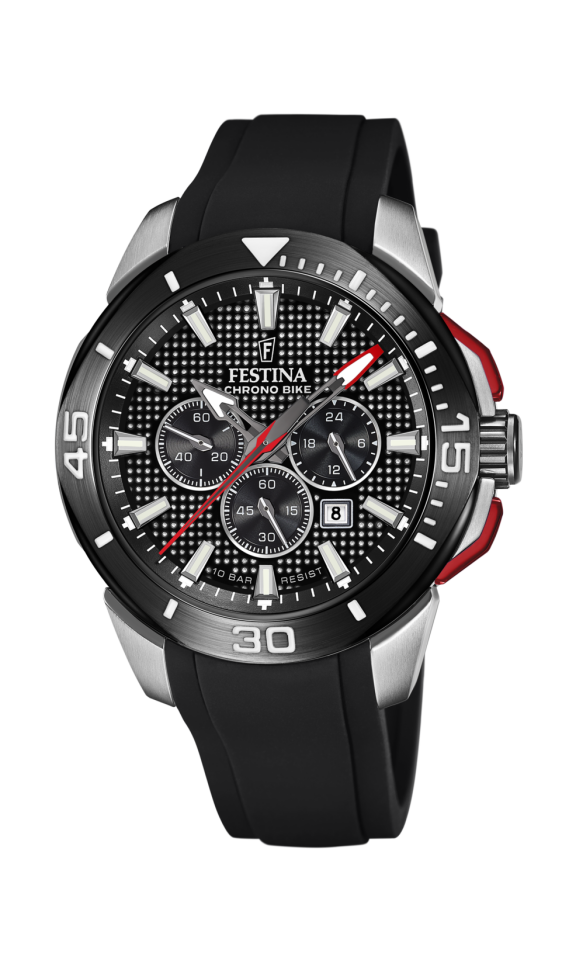 Festina F20642/4 Quartz Silikon Siyah 10 ATM 47 mm Erkek Kol Saati