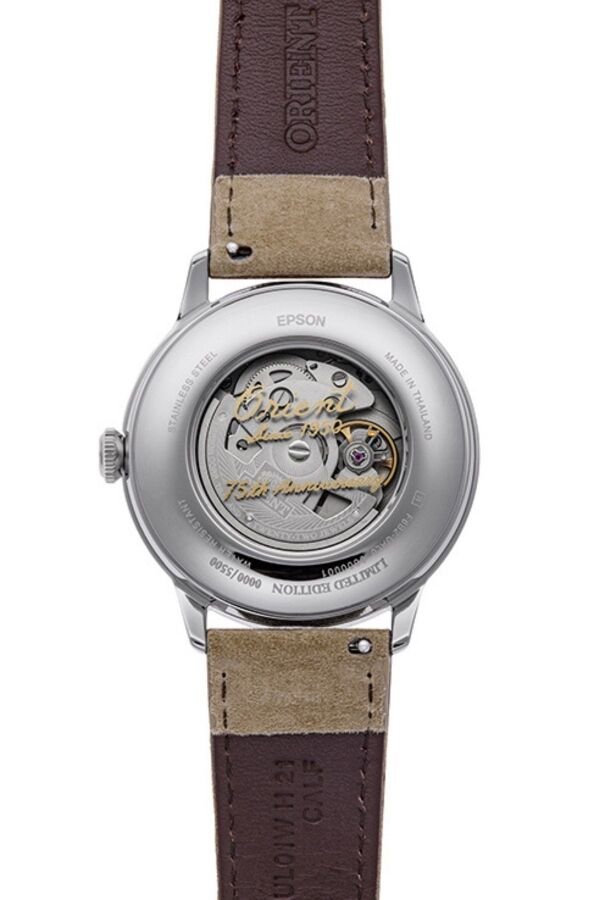 Orient Bambino RA-AK0808S30B Limited Edition Otomatik Deri Kahve 42 mm Erkek Kol Saati
