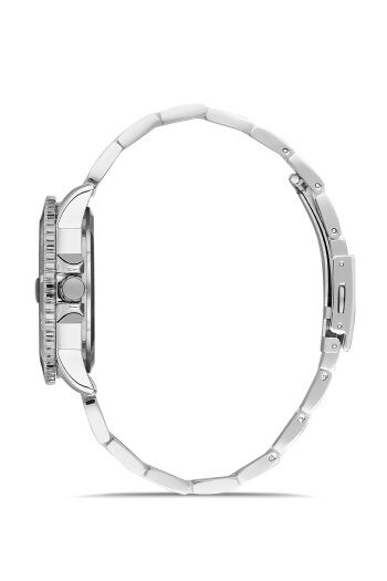 Ferro 42 mm Gümüş Çelik Kordon Erkek Kol Saati F11238A-A3 F11238A-A3