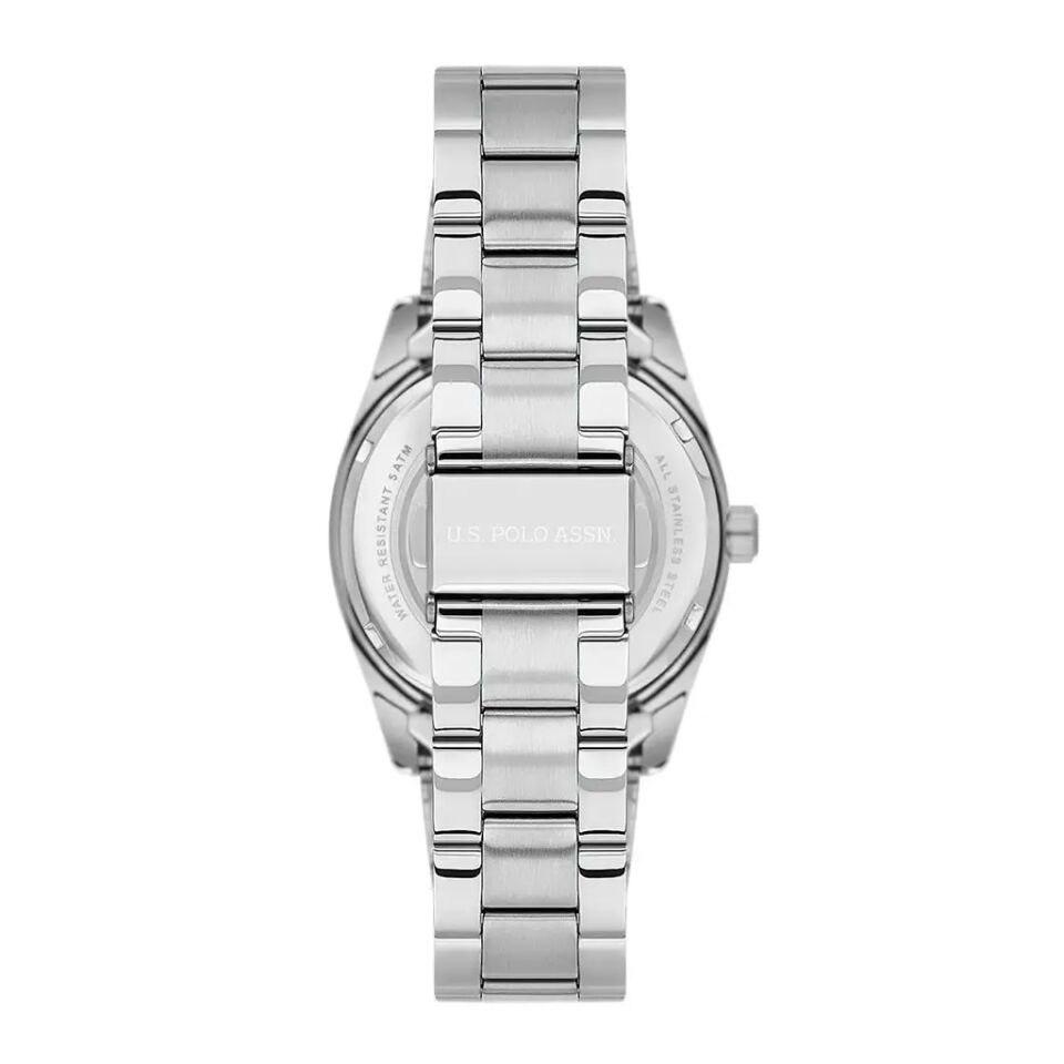 U.s Polo Assn. USPA1114-07 Quartz Çelik Gri Mavi Kadran Erkek Kol Saati