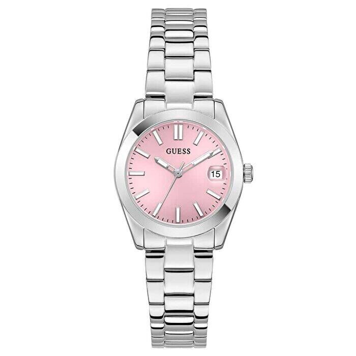 Guess GUGW0934L1 Quartz Çelik Gri Pembe Kadran 32 mm Kadın Kol Saati