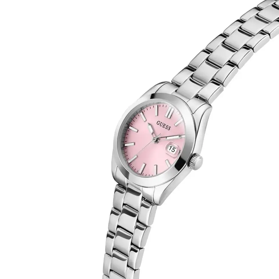 Guess GUGW0934L1 Quartz Çelik Gri Pembe Kadran 32 mm Kadın Kol Saati