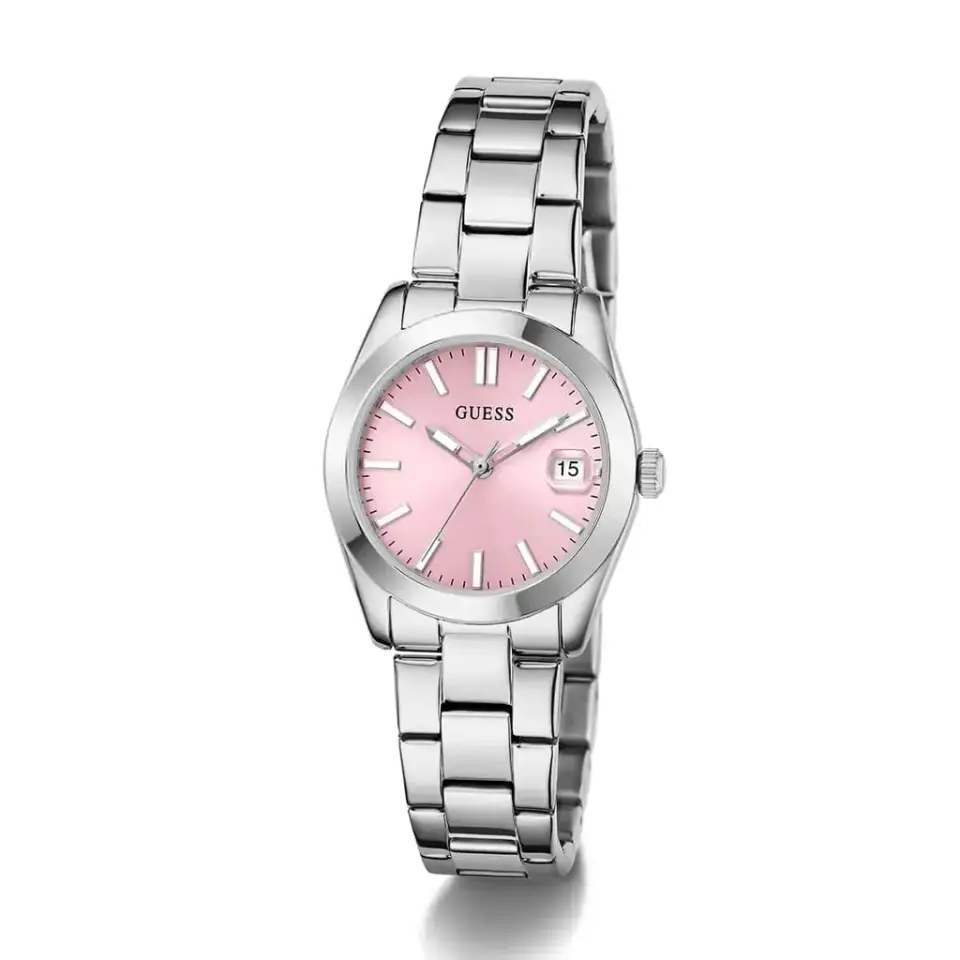 Guess GUGW0934L1 Quartz Çelik Gri Pembe Kadran 32 mm Kadın Kol Saati