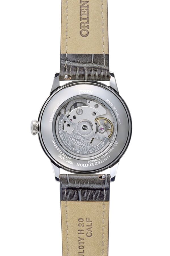 Orient Bambino RA-BB0006N30B Kurmalı Otomatik Deri Gri 39 mm Erkek Kol Saati