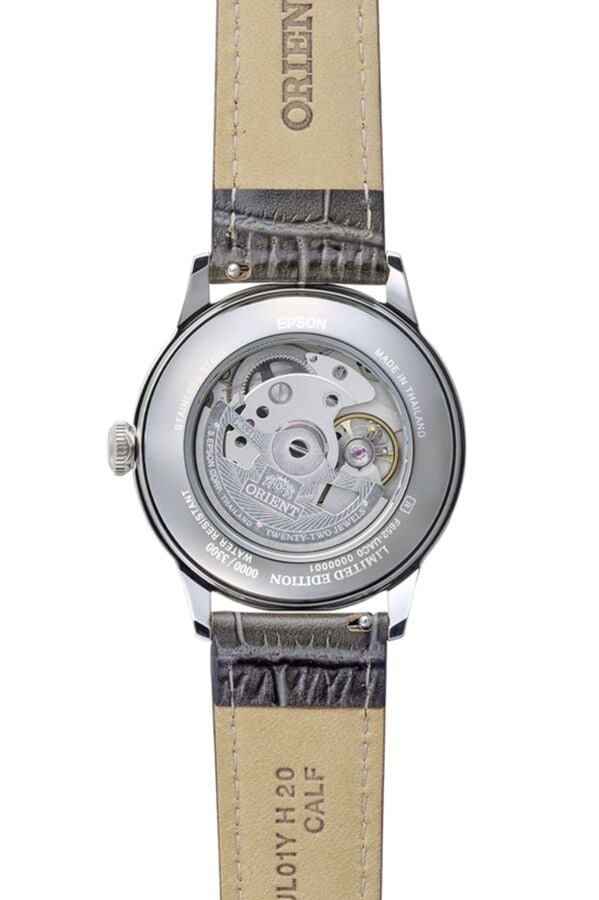 Orient Bambino RA-BB0006N30B Kurmalı Otomatik Deri Gri 39 mm Erkek Kol Saati