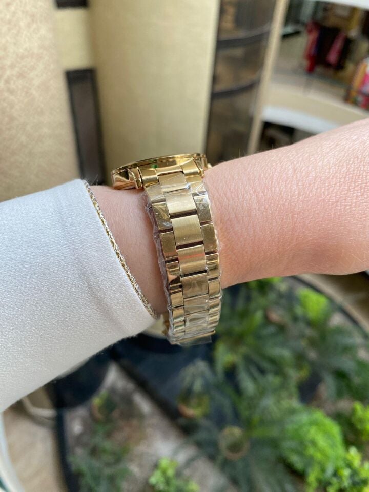 Slazenger SL.09.1866.4.05 35 mm Altın Çelik Kadın Kol Saati