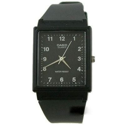 Casio MQ-27-1BDF Quartz Silikon Siyah 34 mm Erkek Kol Saati