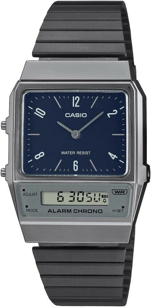 Casio Quartz Çelik Füme Analog/Dijital 32 mm Erkek Kol Saati