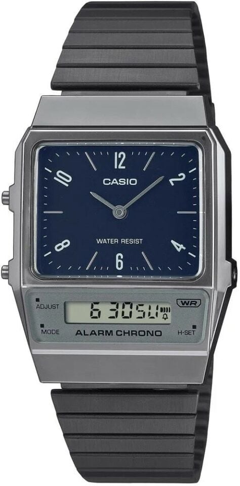 Casio Quartz Çelik Füme Analog/Dijital 32 mm Erkek Kol Saati