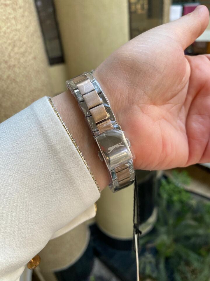 Slazenger SL.09.1880.3.03 Quartz Çelik Rose/Gri 35 mm Kadın Saat