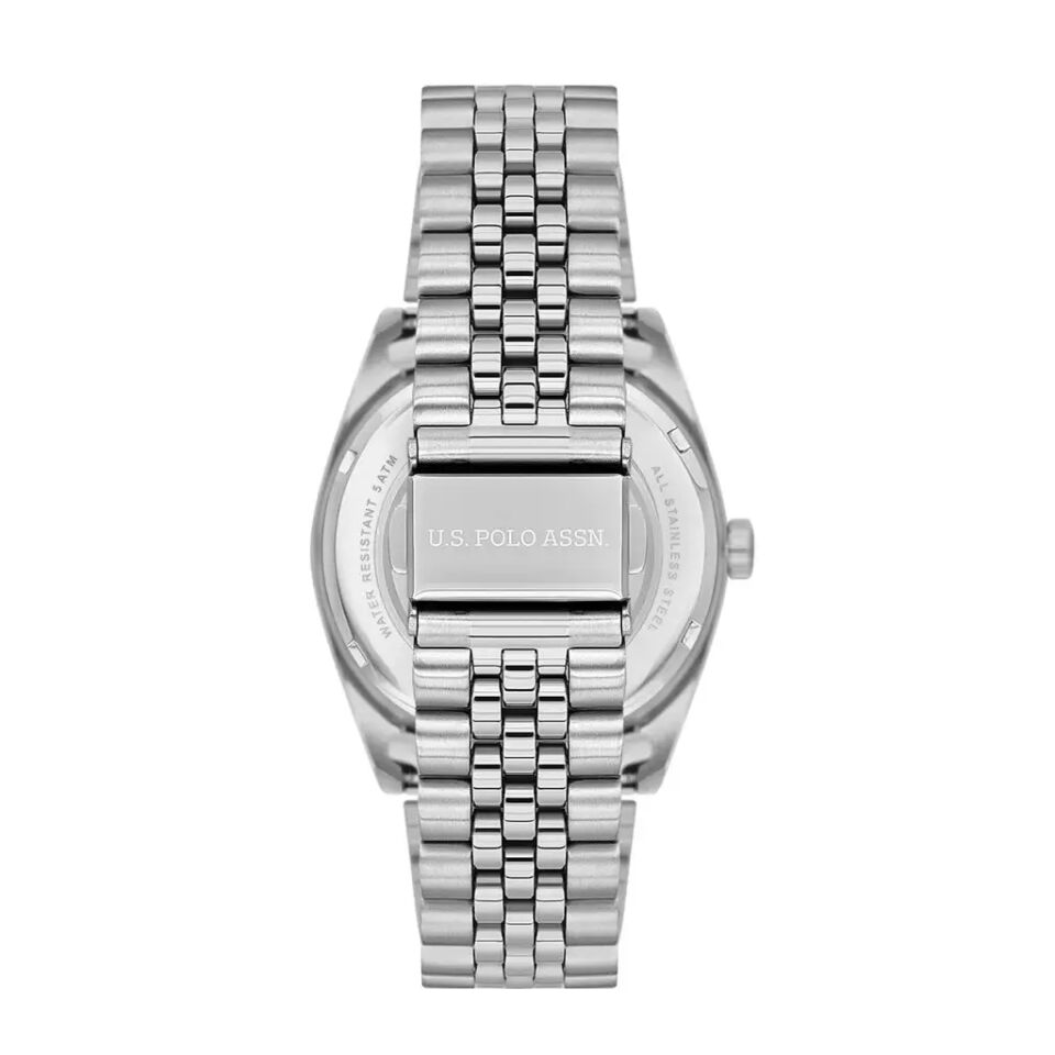 U.s. Polo Assn. USPA1111-05 Quartz Çelik Gri Siyah Kadran Erkek Kol Saati