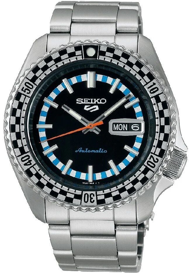 Seiko SRPK67K KurOtomatik Çelik Gri Siyah Kadran 10 ATM Hardlex Cam 43 mm Erkek Kol Saati