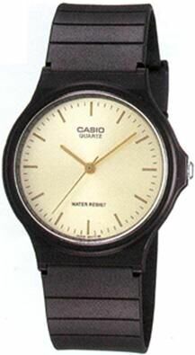 Casio MQ-24-9ELDF Quartz Silikon Siyah 34 mm Erkek Kol Saati