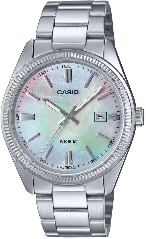 Casio MTP-1302DS-7AVDF Quartz Çelik Gri Sedef Kadran 39 mm Erkek Kol Saati