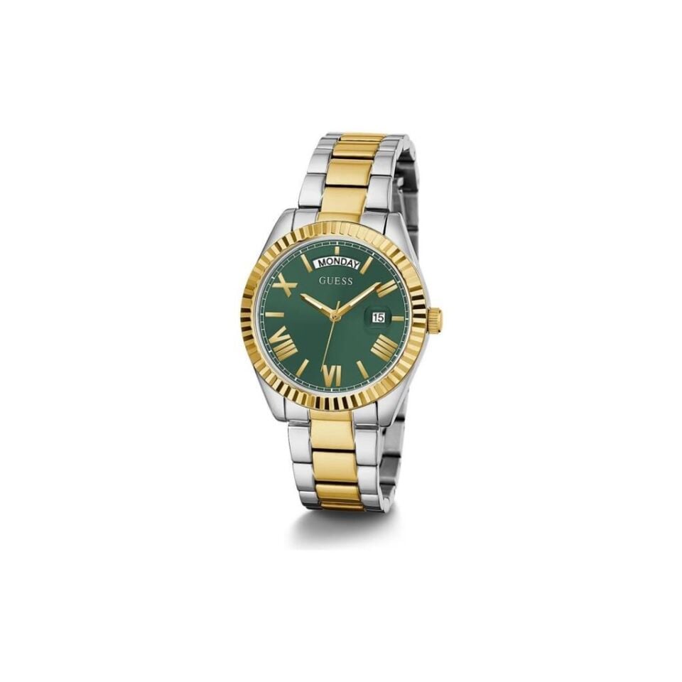 Guess GUGW0308L5 Quartz Çelik Altın/Metalik Gri Yeşil Kadran 36 mm Kadın Kol Saati
