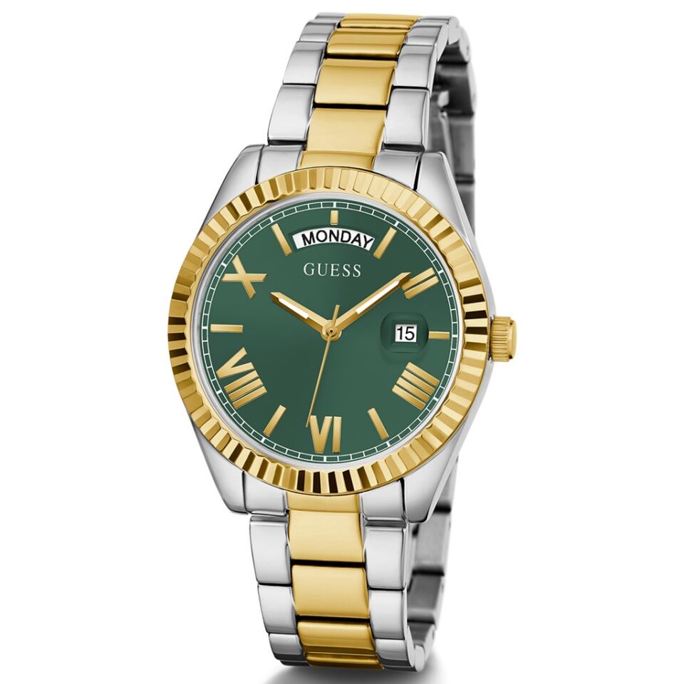 Guess GUGW0308L5 Quartz Çelik Altın/Gri Yeşil Kadran 36 mm Kadın Kol Saati