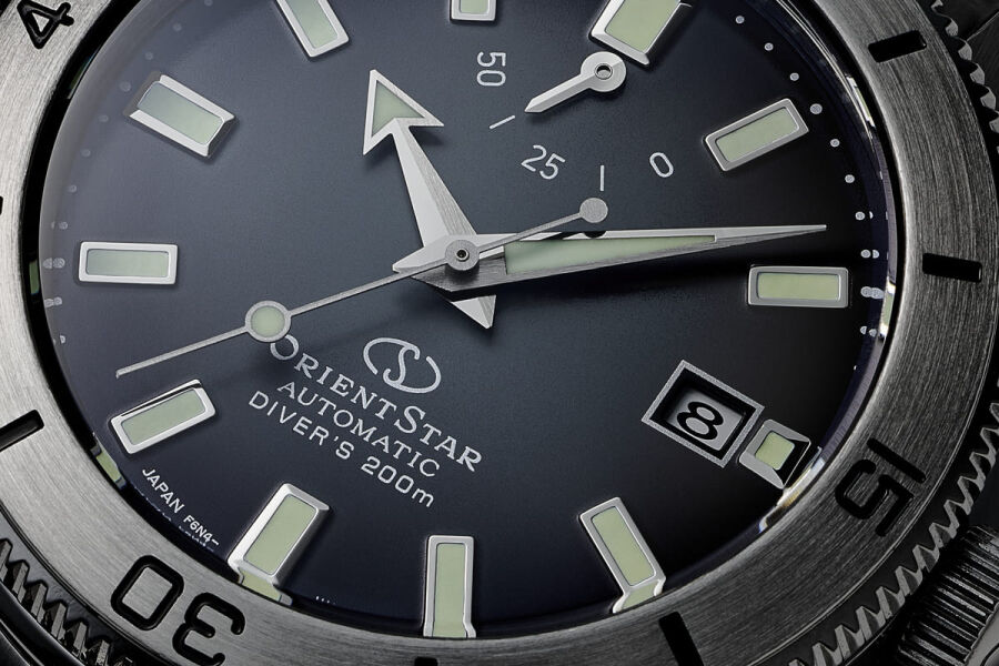 Orient Star RE-AU0503N00B Limited Edition Otomatik Çelik Gri 20 ATM Safir Cam 41 mm Erkek Kol Saati