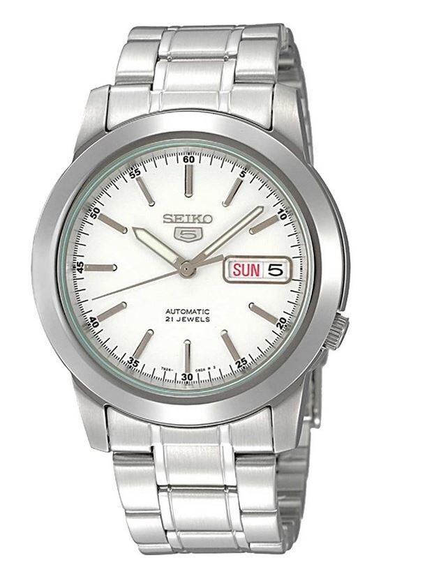 Seiko 5 Japan SNKE49J1 37 mm Gri Çelik Erkek Kol Saati