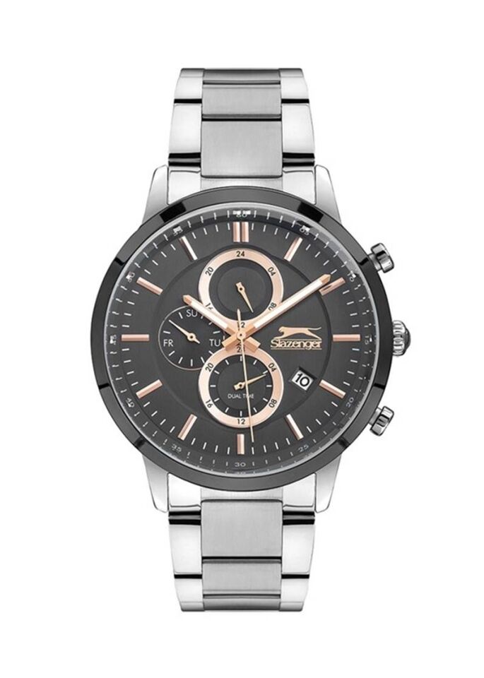 Slazenger SL.09.1896.2.04 Quartz Çelik 45 mm Gri Erkek Kol Saati