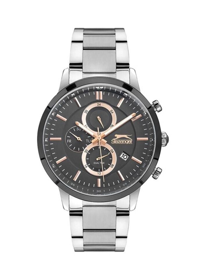 Slazenger SL.09.1896.2.04 Quartz Çelik 45 mm Gri Erkek Kol Saati