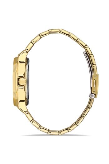 Ferro F11290A-B 42 mm Quartz Çelik Altın Rengi 42 mm Erkek Kol Saati