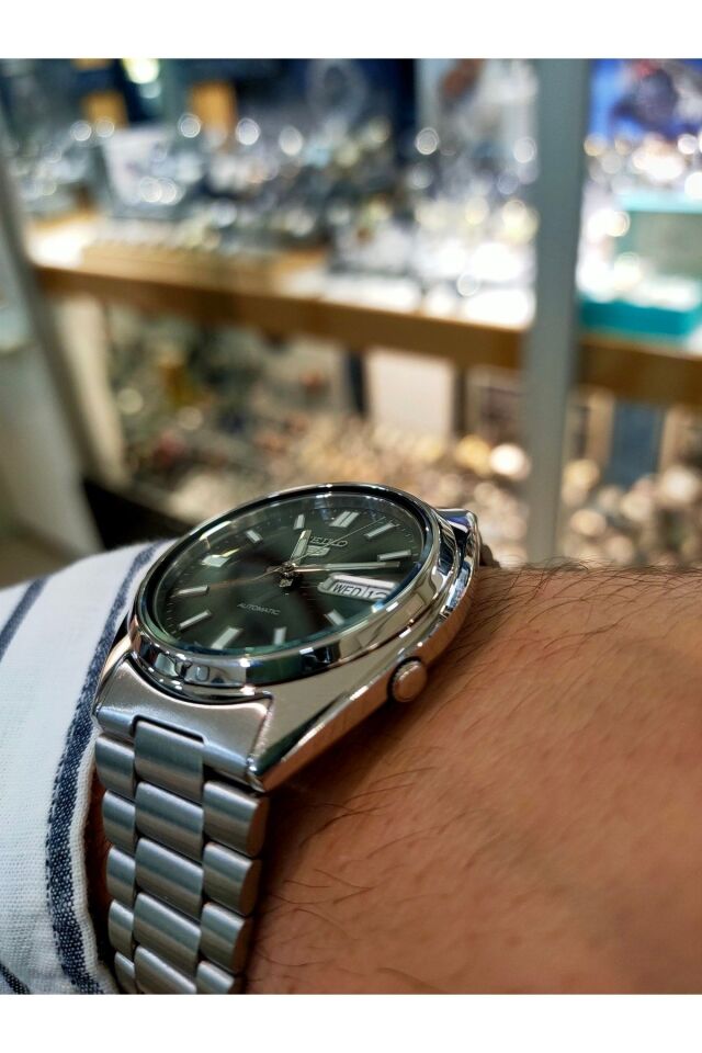 Seiko 5 SNXS79K1 Otomatik Çelik Gri Siyah Kadran 39 mm Erkek Kol Saati