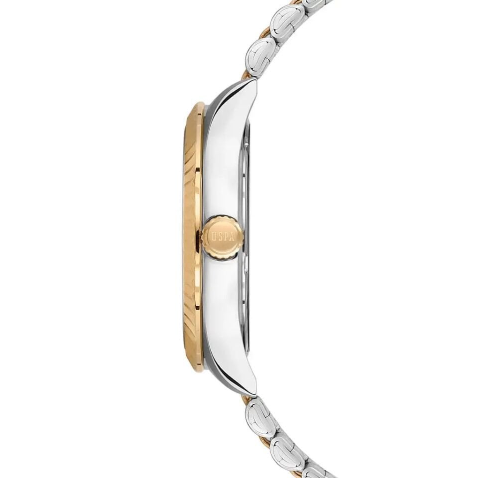 U.s. Polo Assn. USPA1111-01 Quartz Çelik Altın/Gri Yeşil Kadran Erkek Kol Saati
