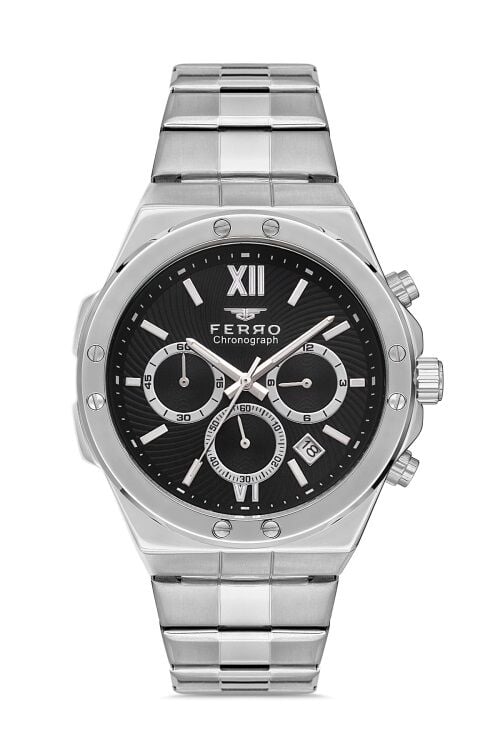 Ferro Gümüş Çelik kordon Erkek Kol Saati FM31356A-A2